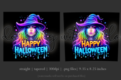 Halloween Tumbler Wrap, Colorful Witch Tumbler Wrap, t17 Product Image 3