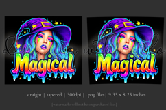 Halloween Tumbler Wrap, Magical Halloween Witch Wrap, t172 Product Image 3