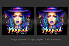 Halloween Tumbler Wrap, Magical Halloween Witch Wrap, t173 Product Image 3