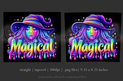 Halloween Tumbler Wrap, Magical Halloween Witch Wrap, t174 Product Image 3