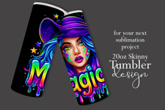 Halloween Tumbler Wrap, Magical Halloween Witch Wrap, t175 Product Image 2