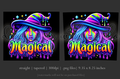 Halloween Tumbler Wrap, Magical Halloween Witch Wrap, t176 Product Image 3