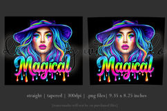 Halloween Tumbler Wrap, Magical Halloween Witch Wrap, t180 Product Image 3