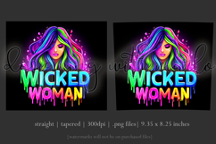 Halloween Tumbler Wrap, Wicked Woman Witch Tumbler, t183 Product Image 3