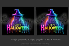 Halloween Tumbler Wrap, Colorful Witch Tumbler Wrap, t19 Product Image 3