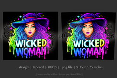 Halloween Tumbler Wrap, Wicked Woman Witch Tumbler, t190 Product Image 3