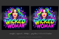 Halloween Tumbler Wrap, Wicked Woman Witch Tumbler, t191 Product Image 3