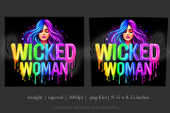 Halloween Tumbler Wrap, Wicked Woman Witch Tumbler, t192 Product Image 3