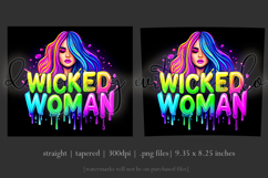 Halloween Tumbler Wrap, Wicked Woman Witch Tumbler, t198 Product Image 3