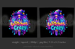 Halloween Tumbler Wrap, Witches Be Crazy Tumbler Wrap, t21 Product Image 3