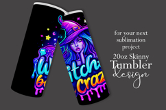 Halloween Tumbler Wrap, Witches Be Crazy Tumbler Wrap, t23 Product Image 2