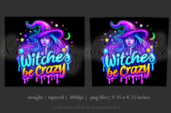 Halloween Tumbler Wrap, Witches Be Crazy Tumbler Wrap, t23 Product Image 3