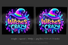 Halloween Tumbler Wrap, Witches Be Crazy Tumbler Wrap, t24 Product Image 3