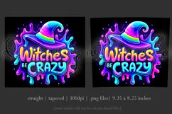 Halloween Tumbler Wrap, Witches Be Crazy Tumbler Wrap, t24 Product Image 3