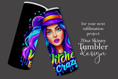 Halloween Tumbler Wrap, Witches Be Crazy Tumbler Wrap, t27 Product Image 2