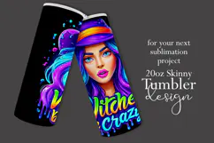 Halloween Tumbler Wrap, Witches Be Crazy Tumbler Wrap, t27 Product Image 2