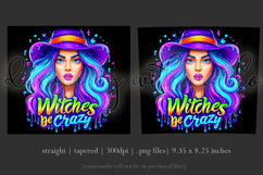 Halloween Tumbler Wrap, Witches Be Crazy Tumbler Wrap, t27 Product Image 3