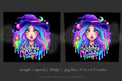 Halloween Tumbler Wrap, Witches Be Crazy Tumbler Wrap, t28 Product Image 3