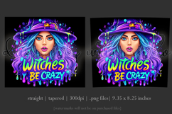 Halloween Tumbler Wrap, Witches Be Crazy Tumbler Wrap, t29 Product Image 3