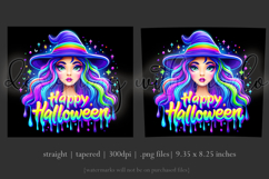 Halloween Tumbler Wrap, Halloween Witch Tumbler Wrap, t32 Product Image 3