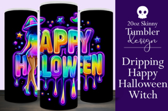 Halloween Tumbler Wrap, Halloween Witch Tumbler Wrap, t34 Product Image 1