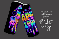 Halloween Tumbler Wrap, Halloween Witch Tumbler Wrap, t34 Product Image 2