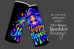 Halloween Tumbler Wrap, Halloween Witch Tumbler Wrap, t36 Product Image 2