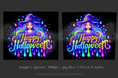 Halloween Tumbler Wrap, Halloween Witch Tumbler Wrap, t36 Product Image 3