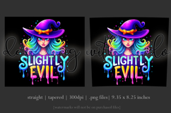 Halloween Tumbler Wrap, Slightly Evil Witch Tumbler, t1 Product Image 3