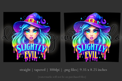 Halloween Tumbler Wrap, Slightly Evil Witch Tumbler, t39 Product Image 3