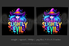 Halloween Tumbler Wrap, Slightly Evil Witch Tumbler, t40 Product Image 3