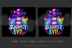 Halloween Tumbler Wrap, Slightly Evil Witch Tumbler, t41 Product Image 3