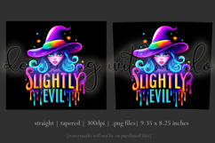 Halloween Tumbler Wrap, Slightly Evil Witch Tumbler, t43 Product Image 3