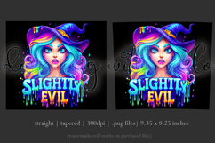 Halloween Tumbler Wrap, Slightly Evil Witch Tumbler, t45 Product Image 3