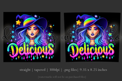 Halloween Tumbler Wrap, Delicious Halloween Witch Tumbler 52 Product Image 3