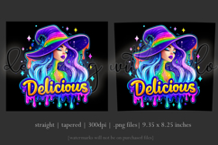 Halloween Tumbler Wrap, Delicious Halloween Witch Tumbler 53 Product Image 3