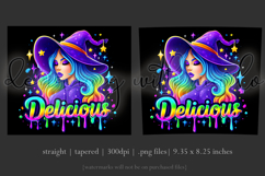 Halloween Tumbler Wrap, Delicious Halloween Witch Tumbler 54 Product Image 3