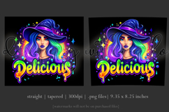 Halloween Tumbler Wrap, Delicious Halloween Witch Tumbler 55 Product Image 3