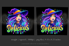 Halloween Tumbler Wrap, Delicious Halloween Witch Tumbler 56 Product Image 3