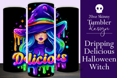 Halloween Tumbler Wrap, Delicious Halloween Witch Tumbler 57 Product Image 1
