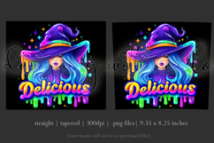 Halloween Tumbler Wrap, Delicious Halloween Witch Tumbler 57 Product Image 3