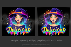 Halloween Tumbler Wrap, Delicious Halloween Witch Tumbler 58 Product Image 3