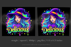 Halloween Tumbler Wrap, Delicious Halloween Witch Tumbler 59 Product Image 3