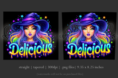 Halloween Tumbler Wrap, Delicious Halloween Witch Tumbler 60 Product Image 3