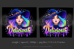 Halloween Tumbler Wrap, Delicious Halloween Witch Tumbler 63 Product Image 3