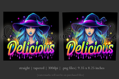 Halloween Tumbler Wrap, Delicious Halloween Witch Tumbler 64 Product Image 3