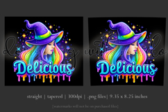 Halloween Tumbler Wrap, Delicious Halloween Witch Tumbler 65 Product Image 3