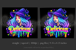 Halloween Tumbler Wrap, Delicious Halloween Witch Tumbler 66 Product Image 3