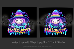 Halloween Tumbler Wrap, Colorful Witch Tumbler Wrap, t7 Product Image 3