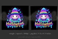 Halloween Tumbler Wrap, Colorful Witch Tumbler Wrap, t7 Product Image 3